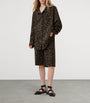 Brown Leopard Print Willow Denim Jacket