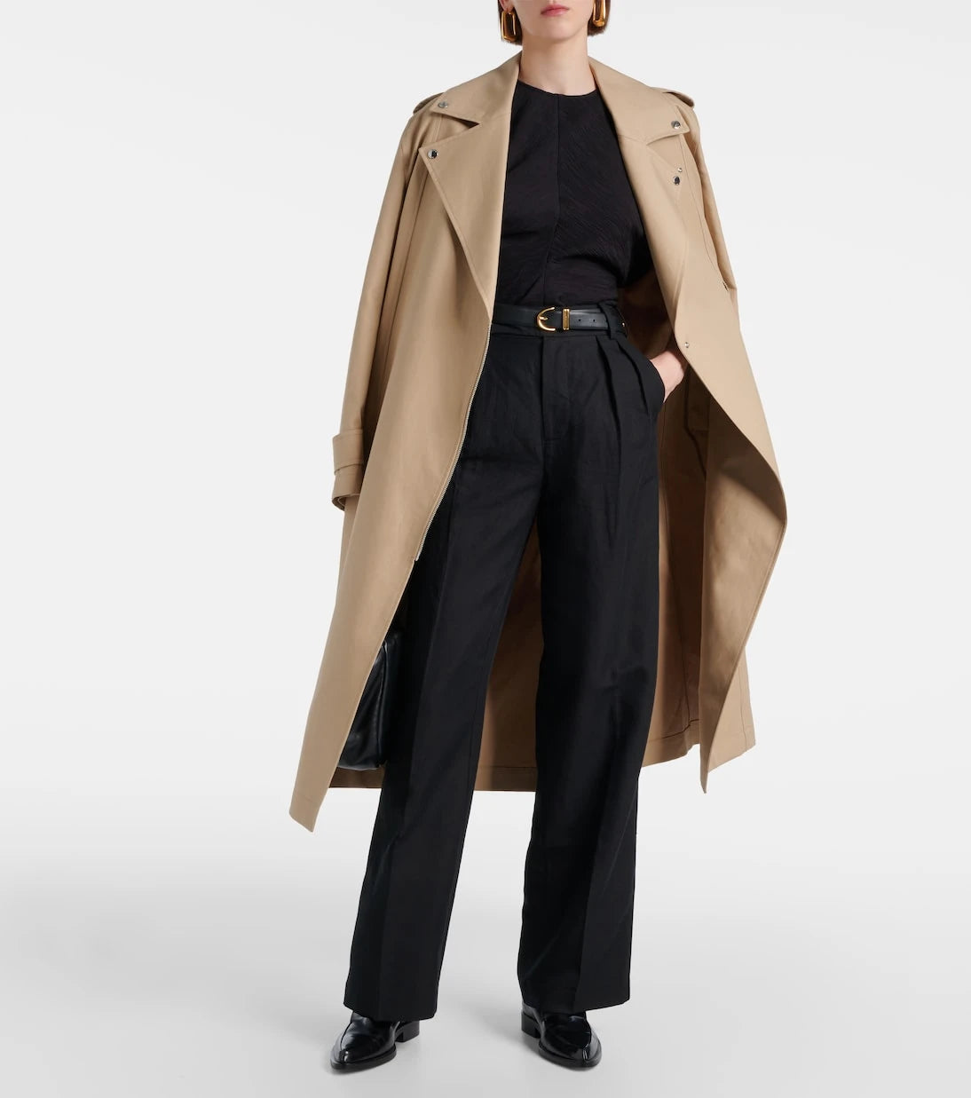 7 For All Mankind - Linen and cotton-blend wide-leg pants