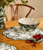 Cotton-Linen Toile Placemats (Set of 4)