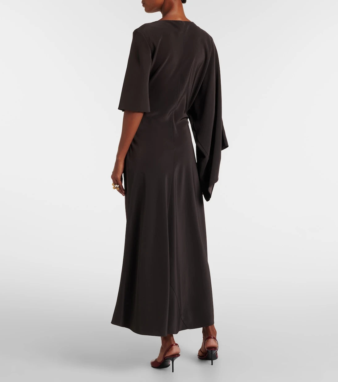 Joseph - Joya satin twill midi dress