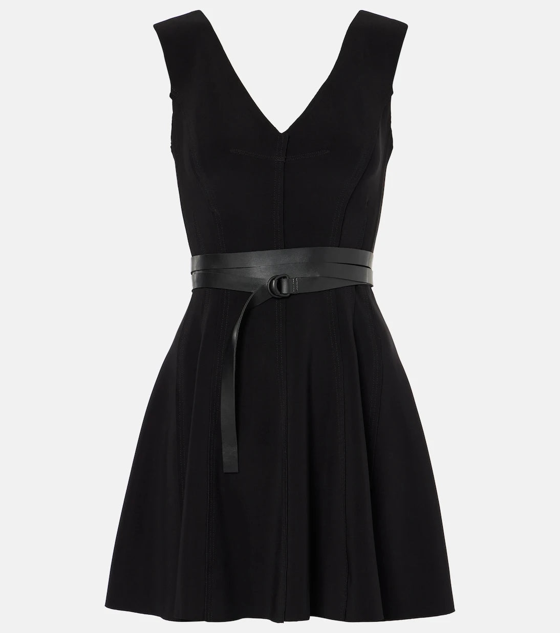 Norma Kamali - Grace belted minidress