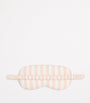 Pink Cotton Stripe Sleep Mask