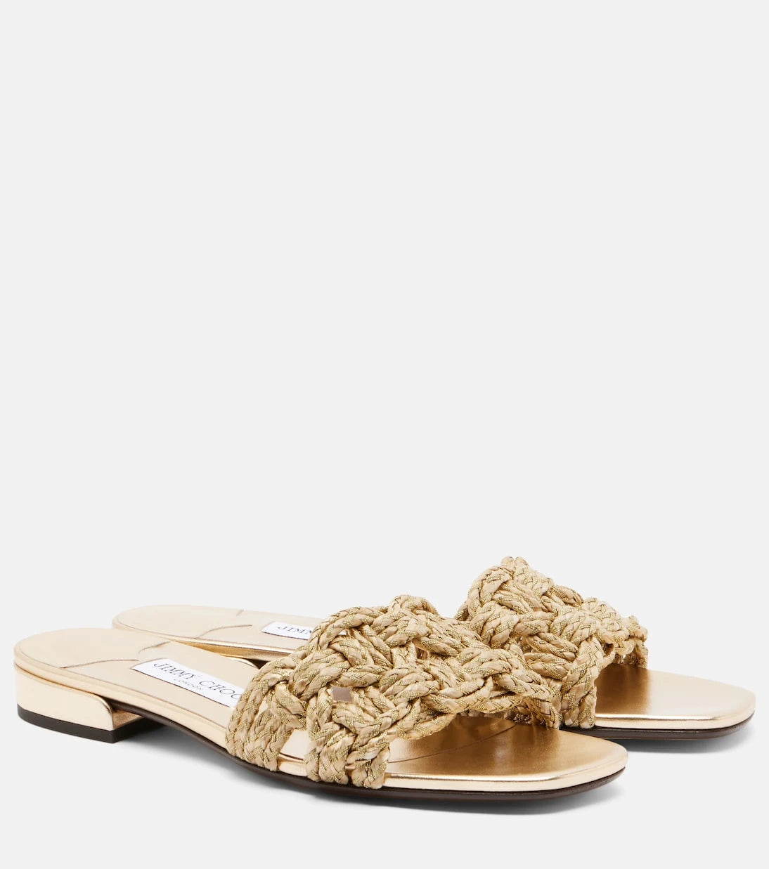 Jimmy Choo - Chara woven slides