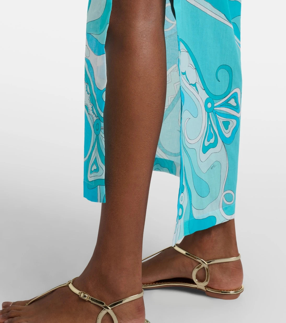 Pucci - Orchidee cotton beach cover-up