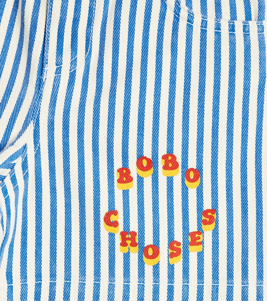 Bobo Choses - Logo striped cotton shorts