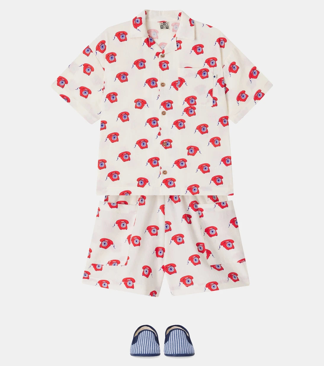 Bonton - Printed cotton shorts