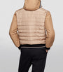 Beige Quilted Panel Jacket