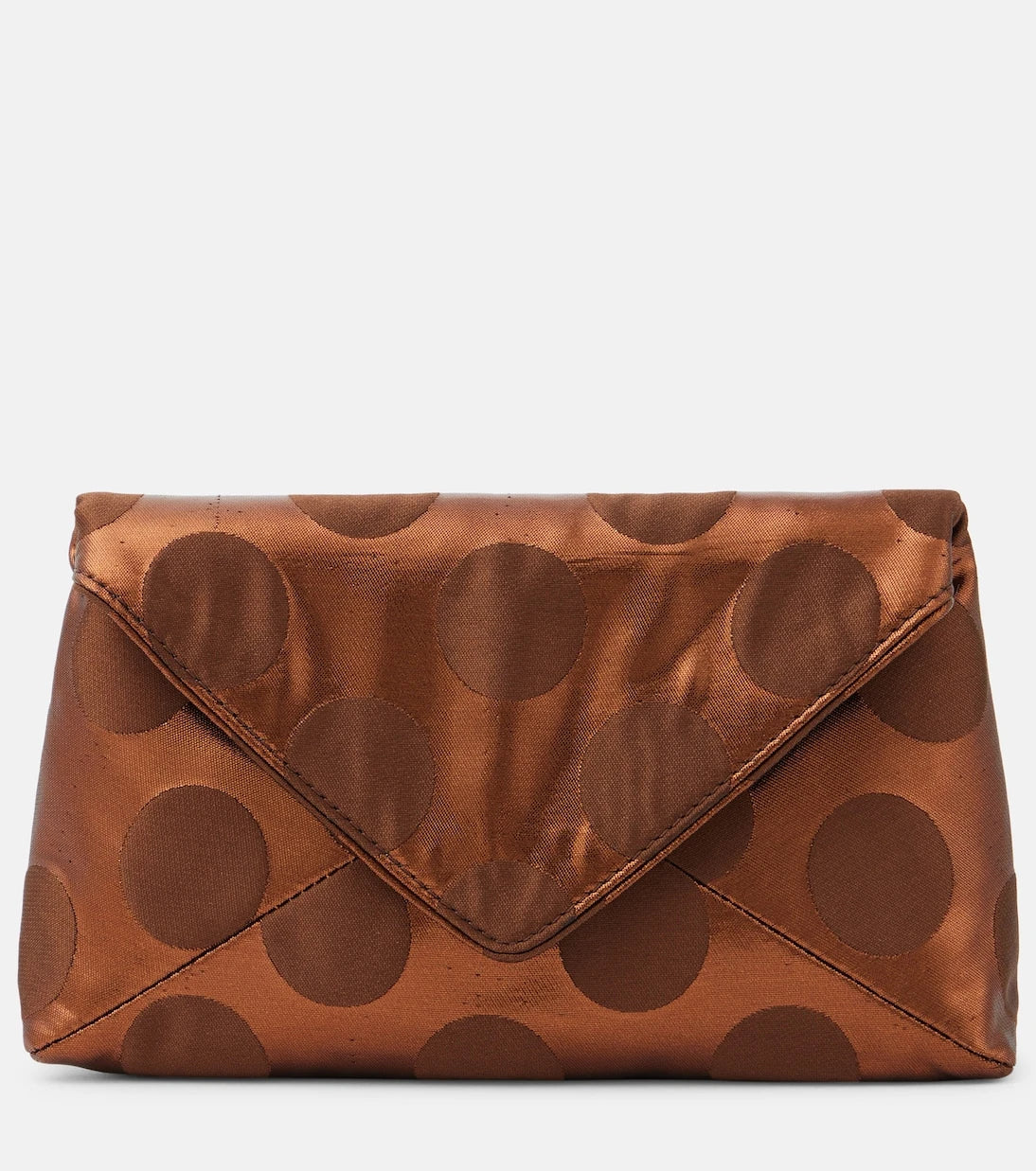 Dries Van Noten - Polka-dot metallic clutch