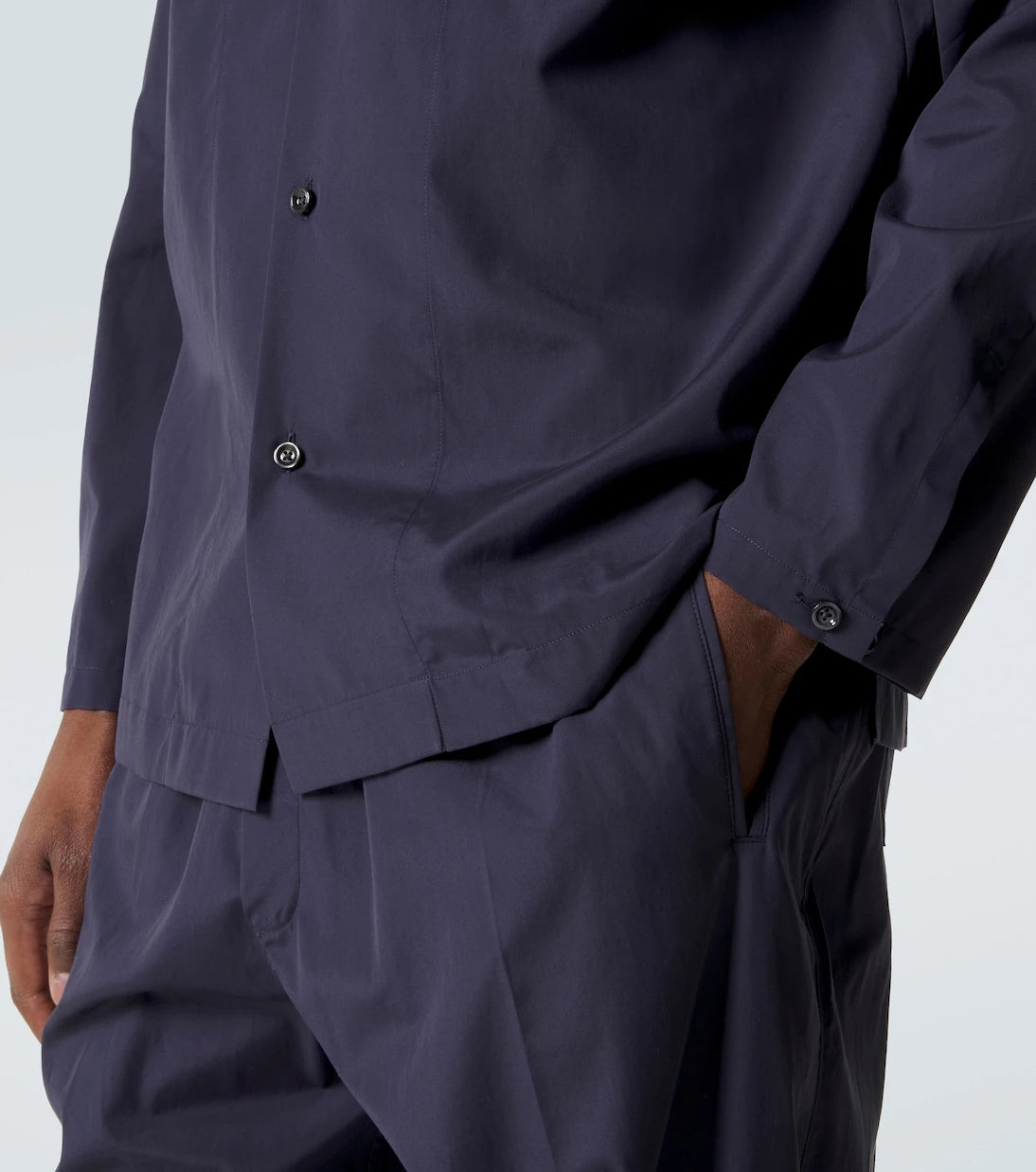 Umit Benan - Havana cotton and silk shirt