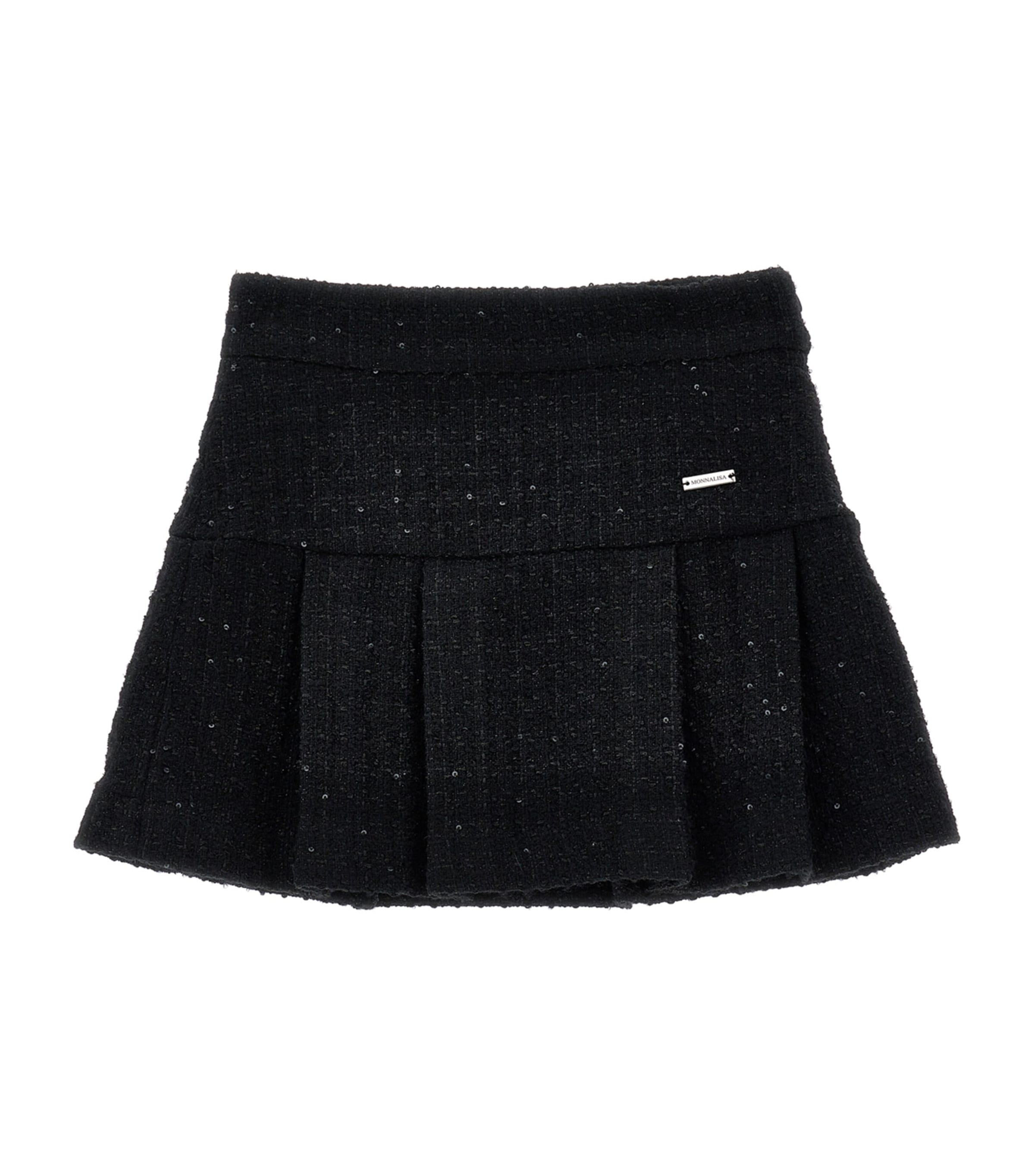 Monnalisa Bouclé Sequin Mini Skirt (2-12 Years)