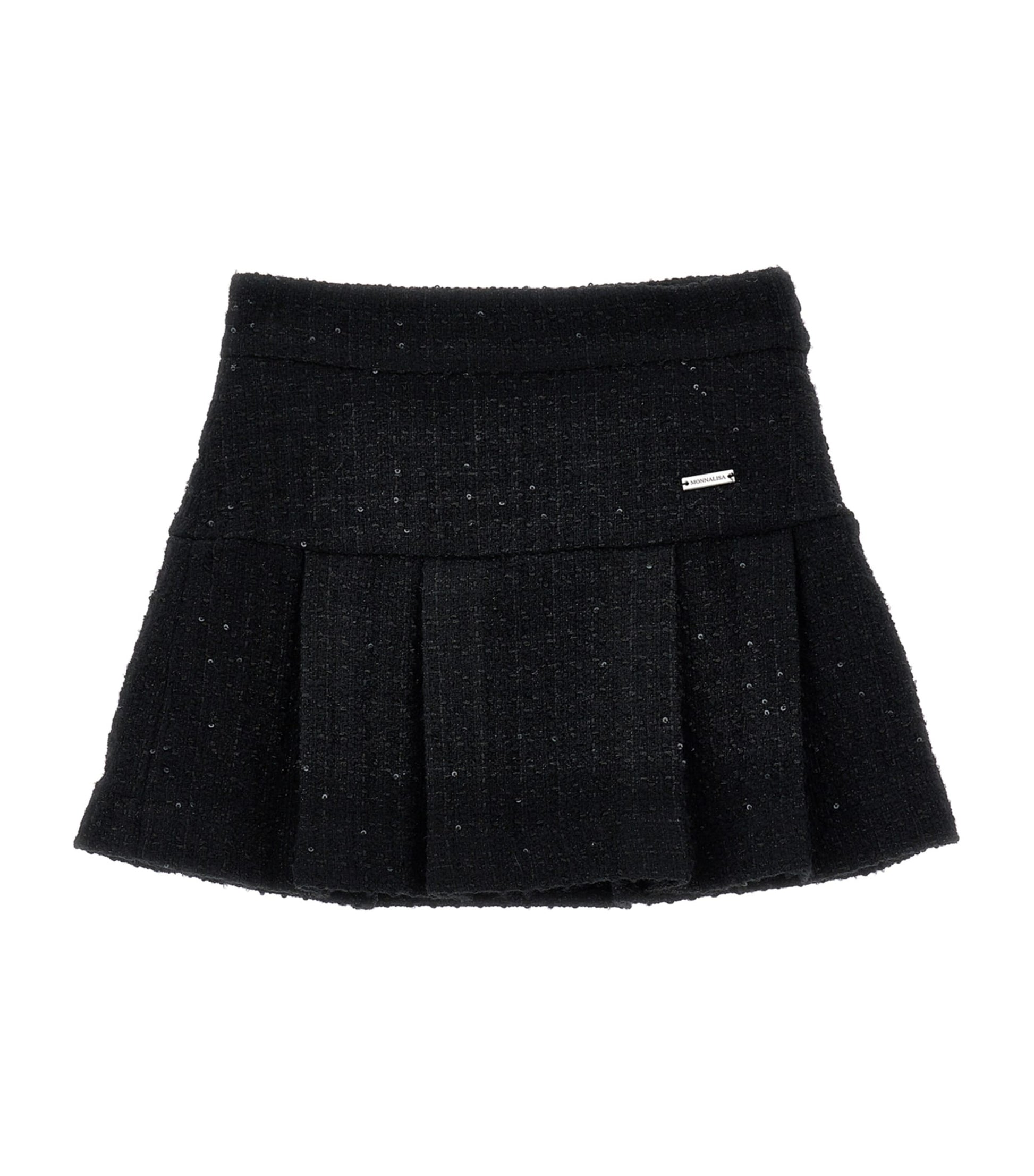 Monnalisa Bouclé Sequin Mini Skirt (2-12 Years)