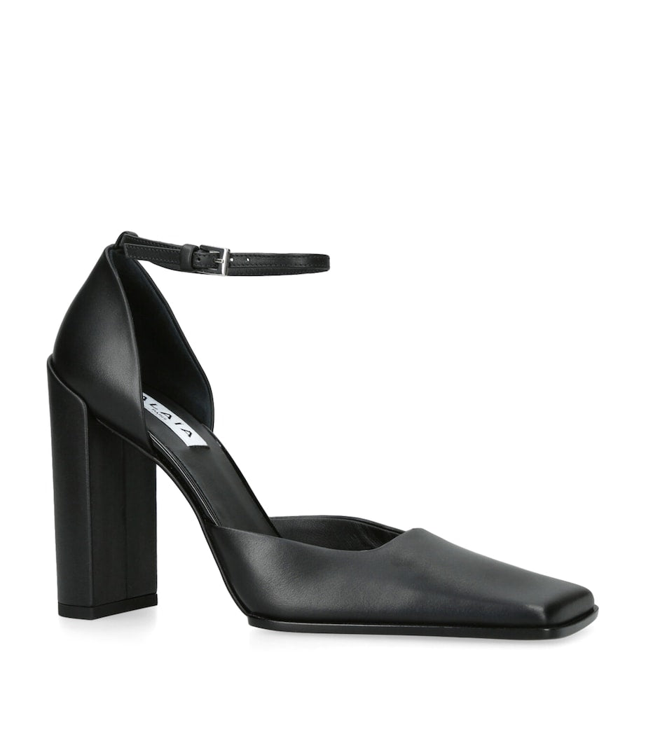 Alaïa Black Leather D’Orsay Pumps 90