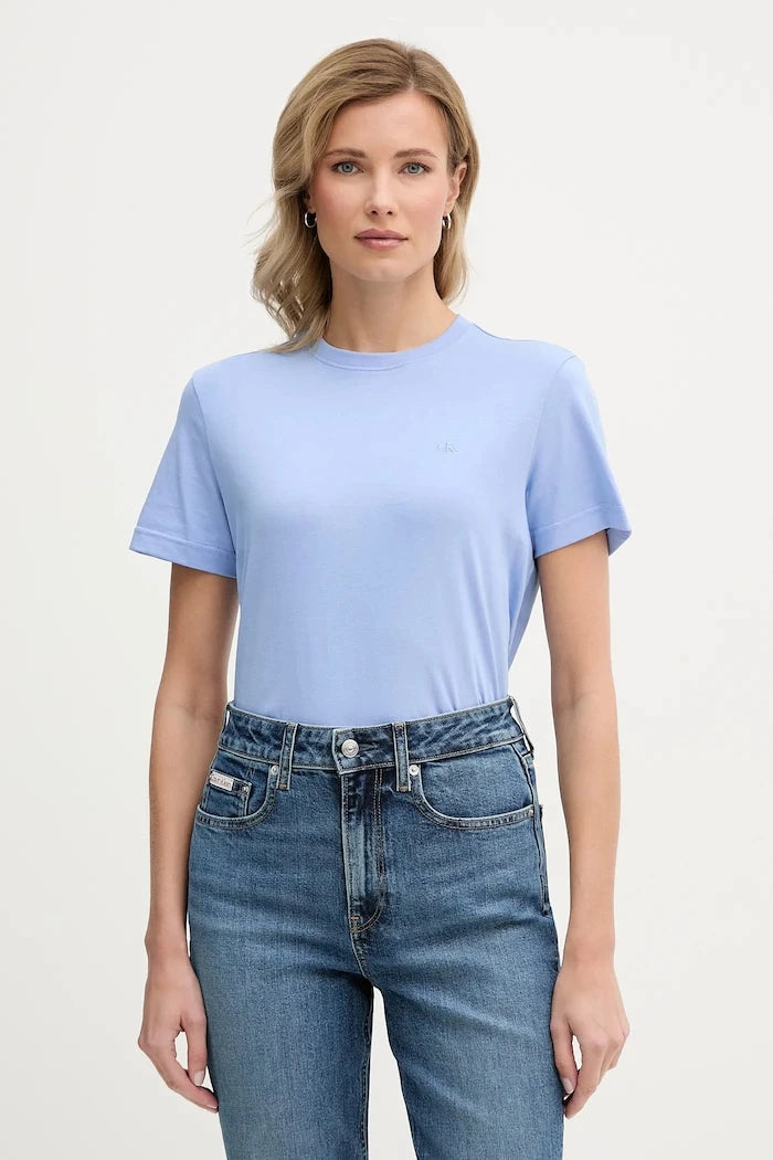 Calvin Klein Jeans тениска basic дамска от памук