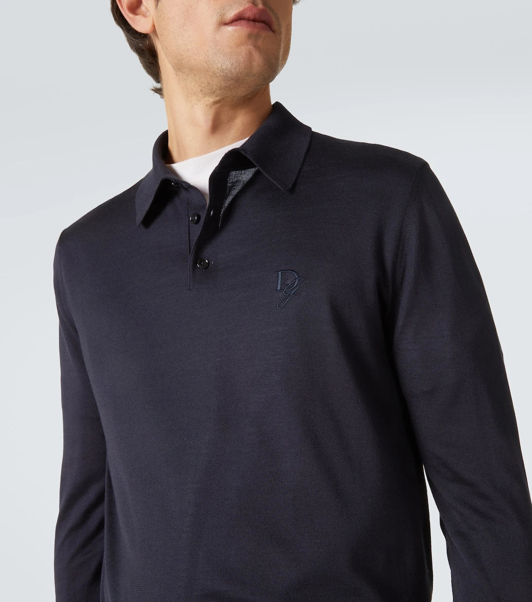Dolce&Gabbana - قميص بولو من الحرير