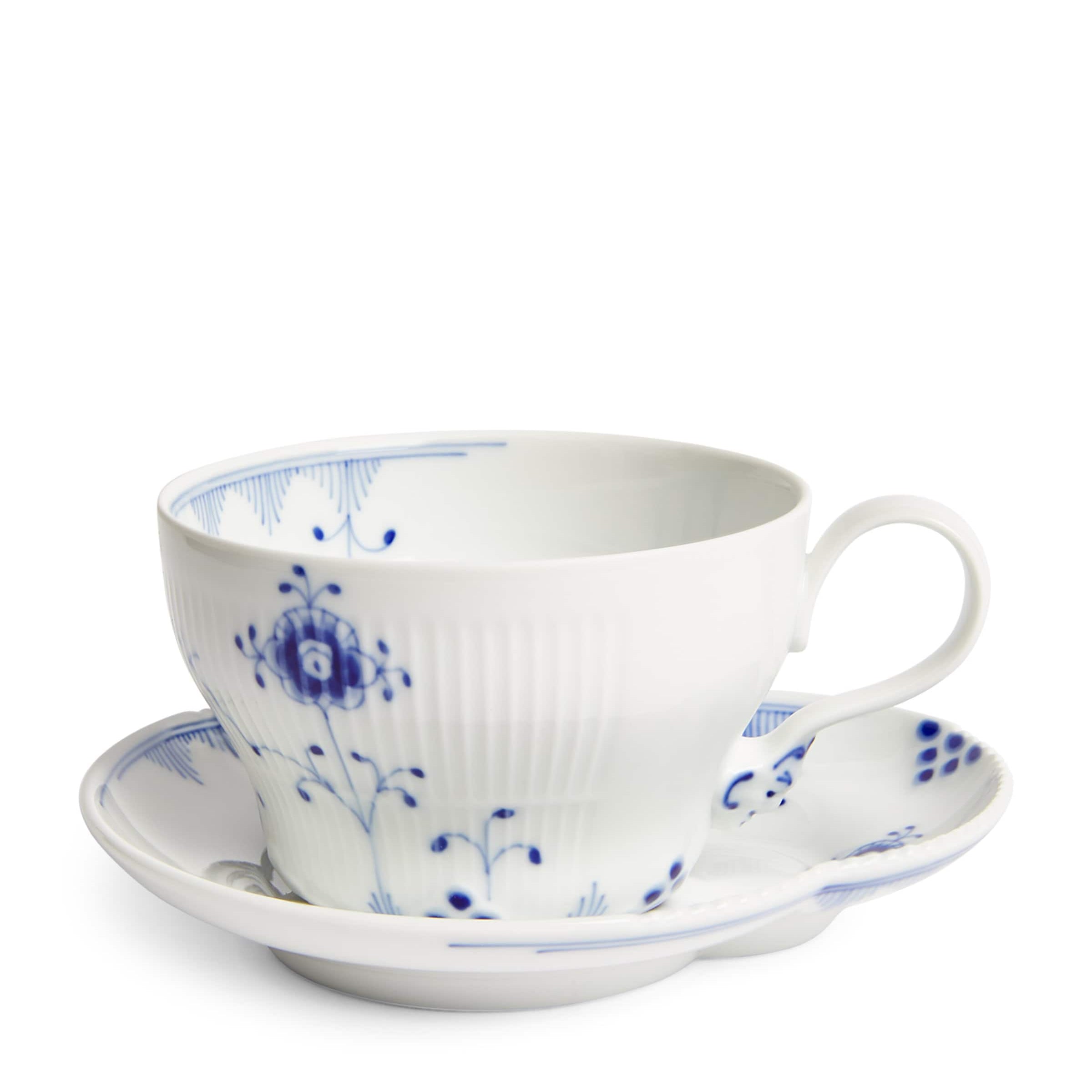 Royal Copenhagen Blue Elements Teacup and Saucer