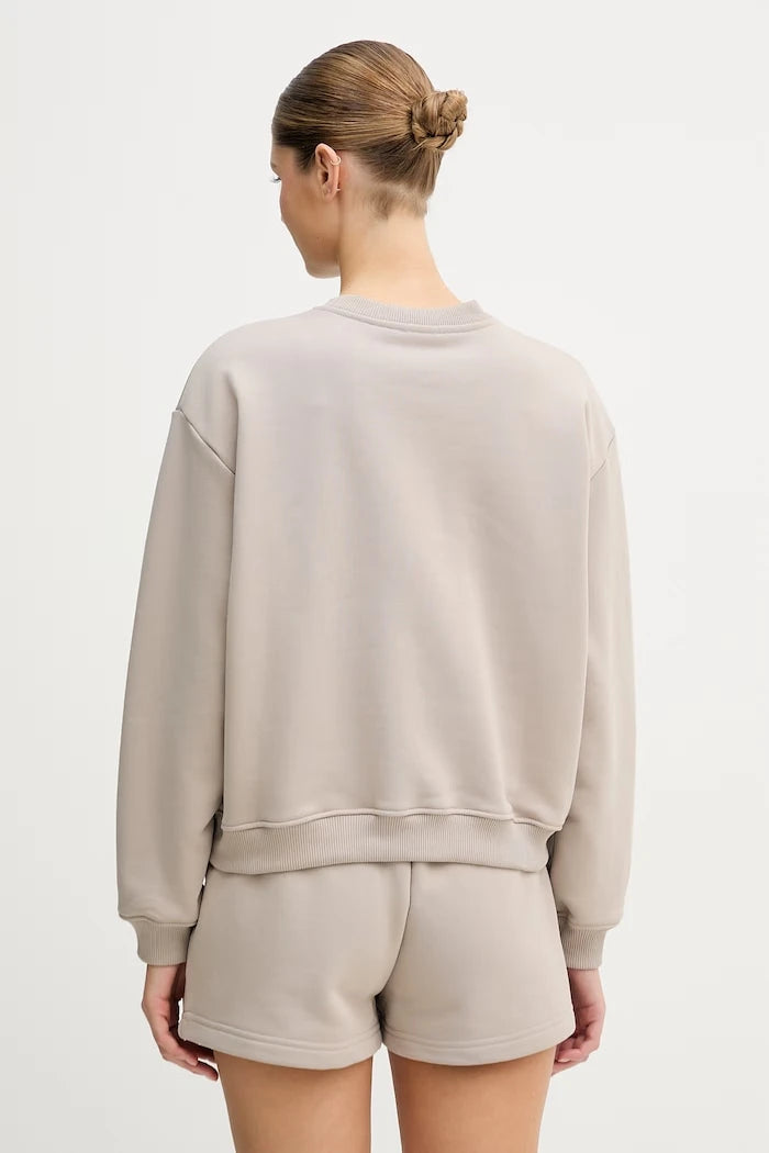 La Mania kadın pamuklu oversize sweatshirt