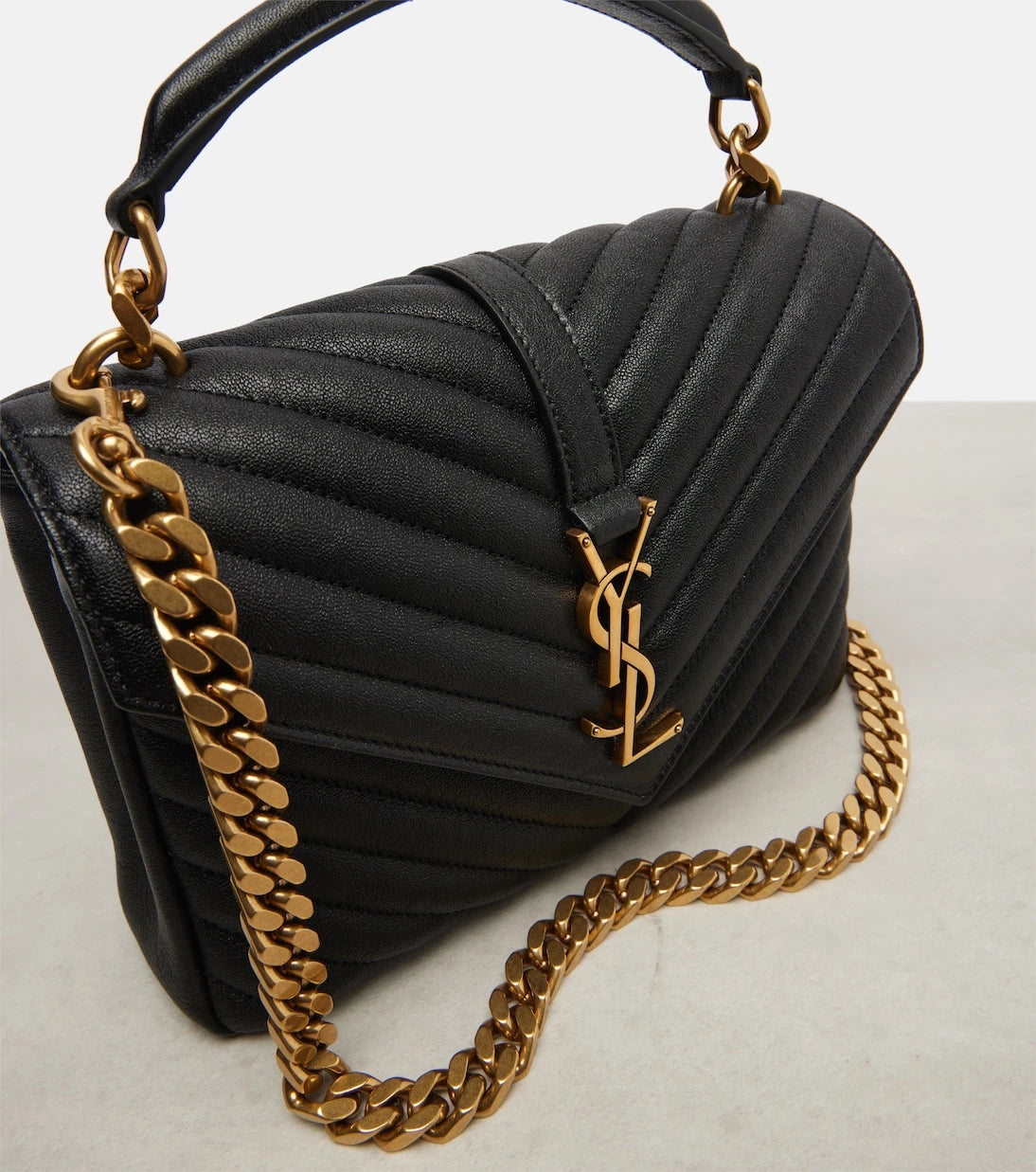 Saint Laurent - Collège Medium leather shoulder bag