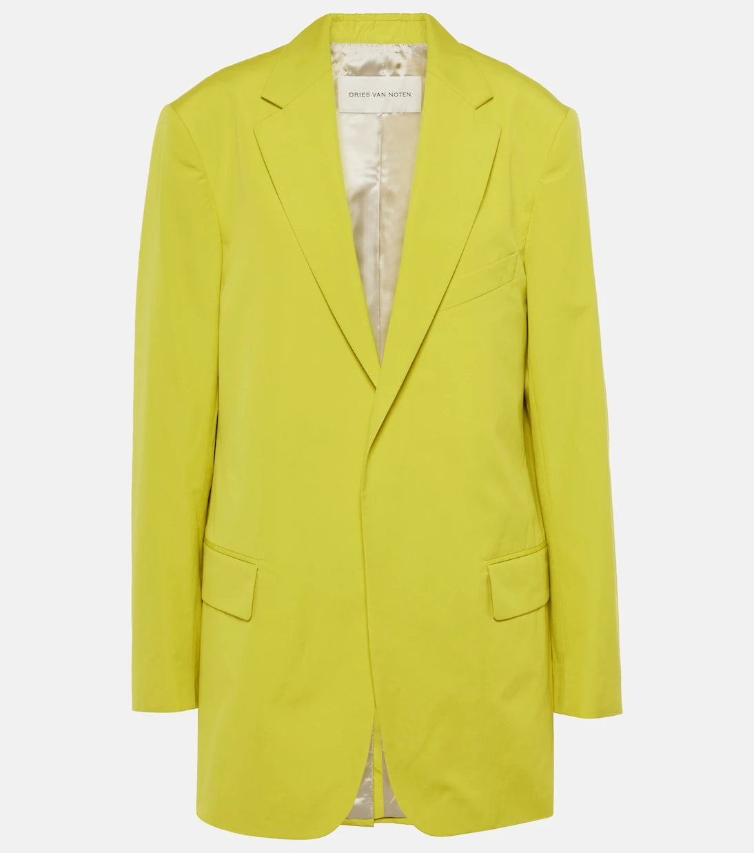 Dries Van Noten - Oversized cotton poplin blazer