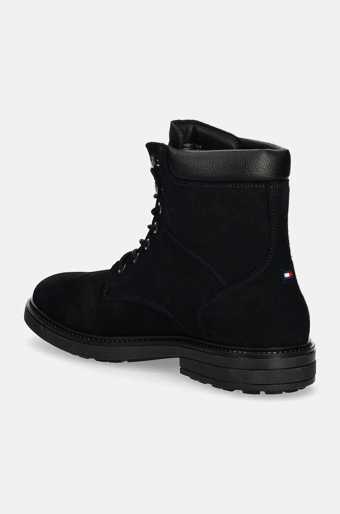 Велурени боти Tommy Hilfiger HILFIGER OUTDOOR SUEDE BOOT