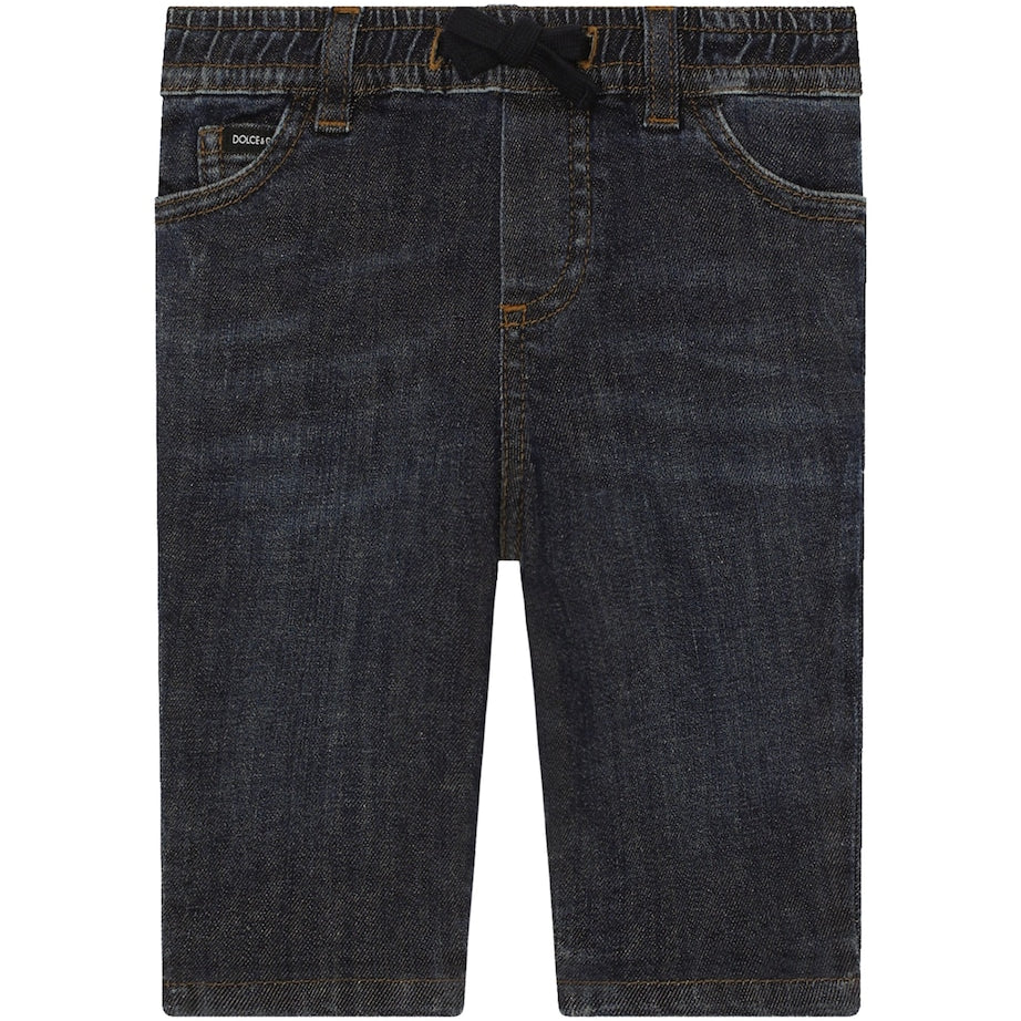 Dolce & Gabbana Kids Dark Wash Jeans (3-30 Months)