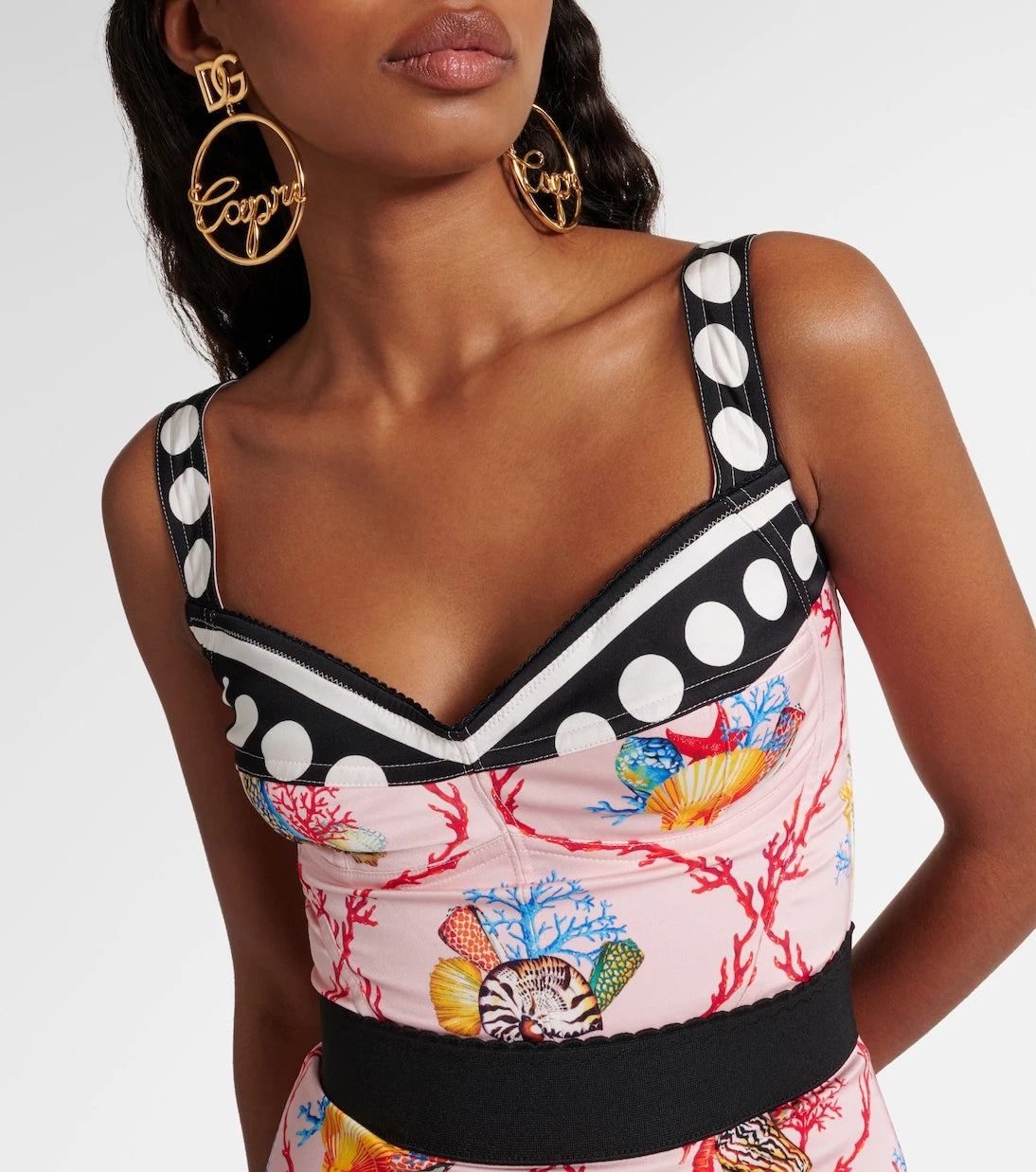 Dolce&Gabbana - Capri printed silk-blend minidress