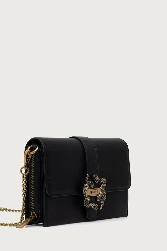 Just Cavalli suni deri kadın crossbody çanta