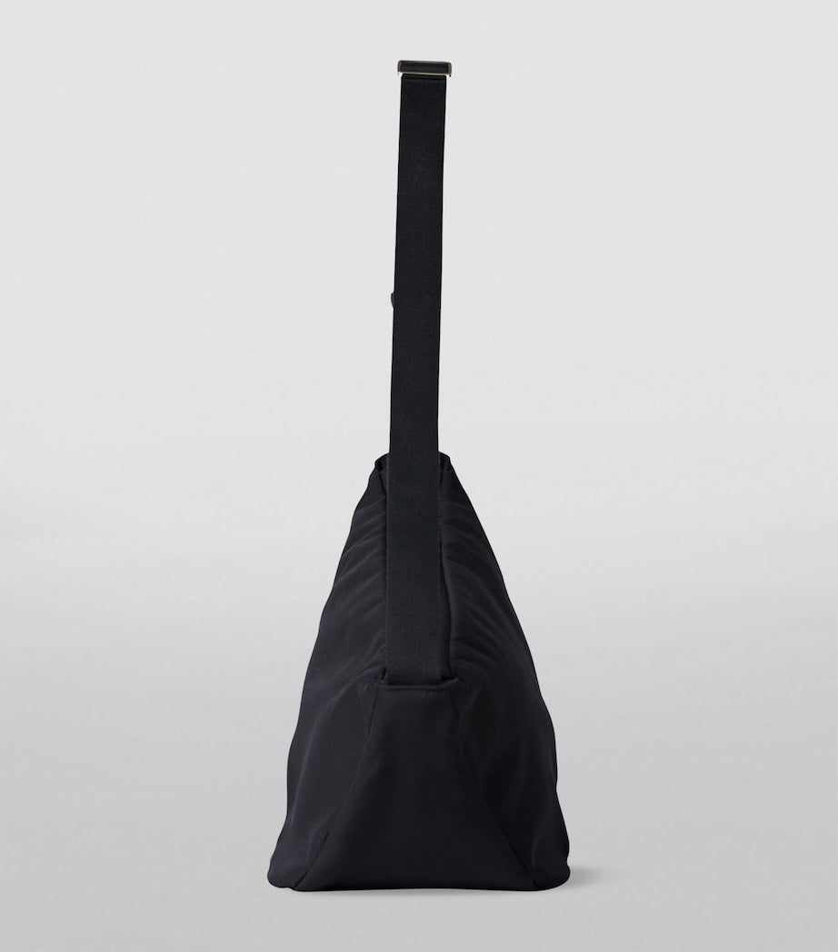 The Row Black Slouchy Banana Two Cross-Body Bag