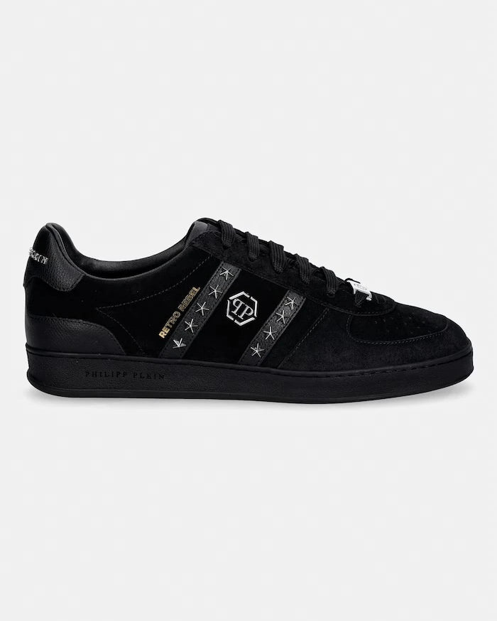 Philipp Plein Low-Top Retro Rebel Süet Spor Ayakkabı
