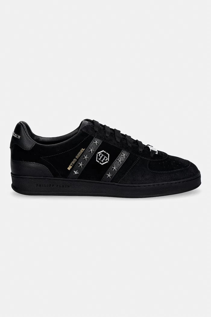 Philipp Plein Low-Top Retro Rebel Süet Spor Ayakkabı