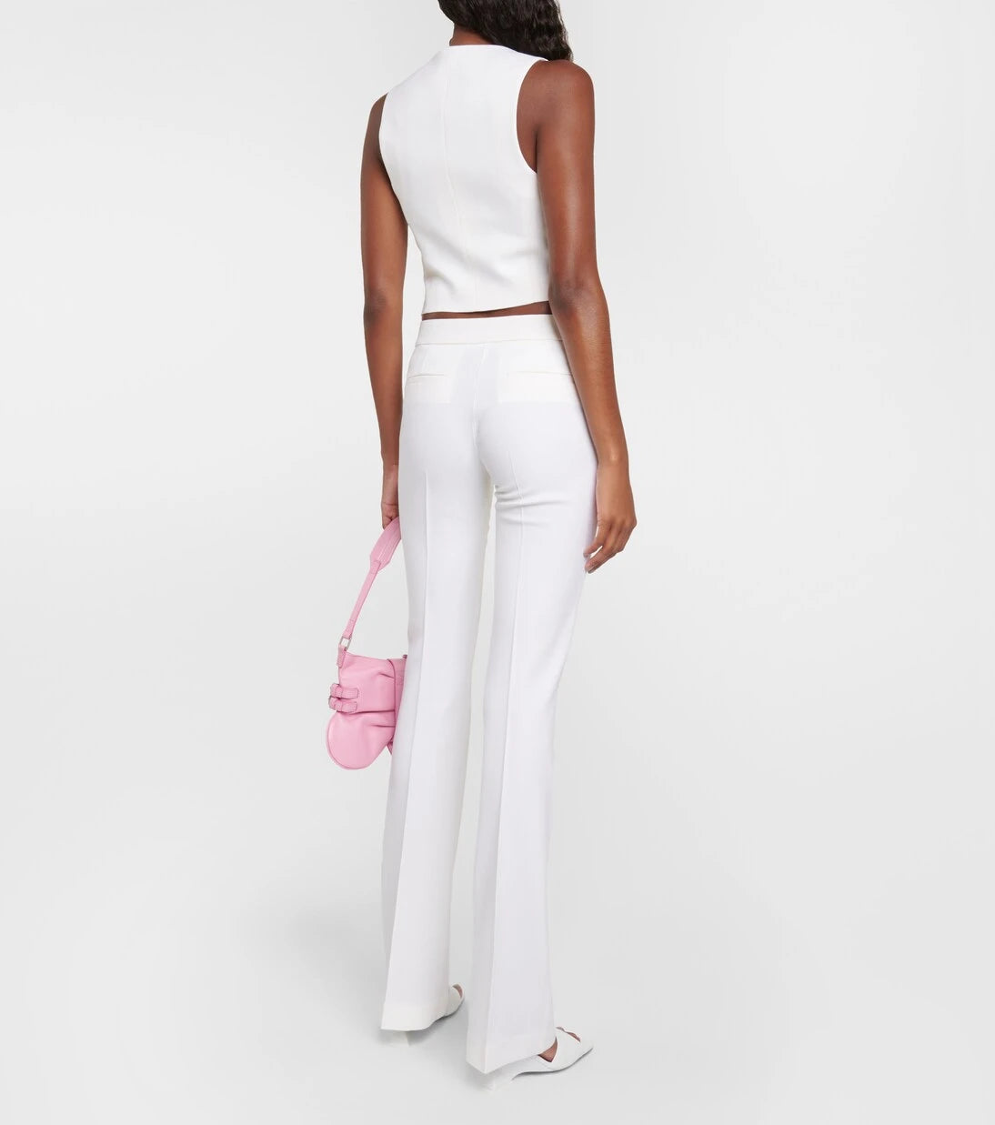 Blumarine - بنطلون بقصّة ضيقة وخصر متوسط الارتفاع