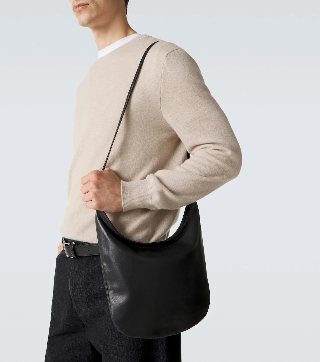 The Row - N/S Izzy leather shoulder bag