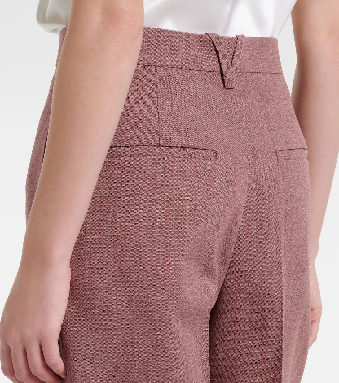 Bottega Veneta - Wool and linen-blend tapered pants