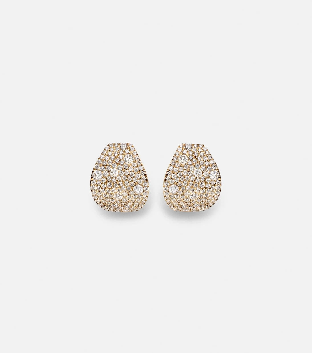 Stone and Strand - Keepsake 14kt gold huggie earrings with diamonds