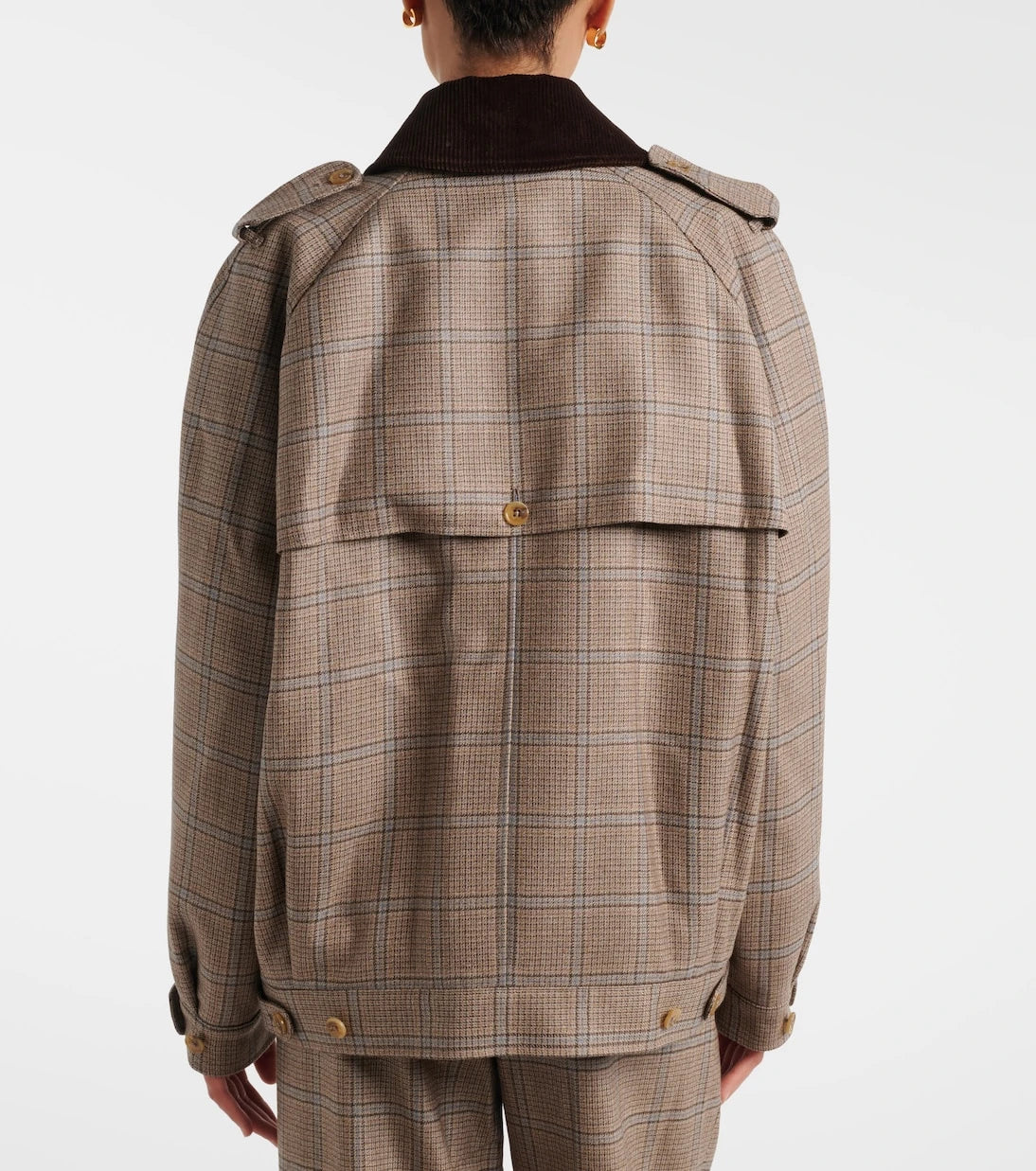 Blazé Milano - Chausie checked virgin wool jacket