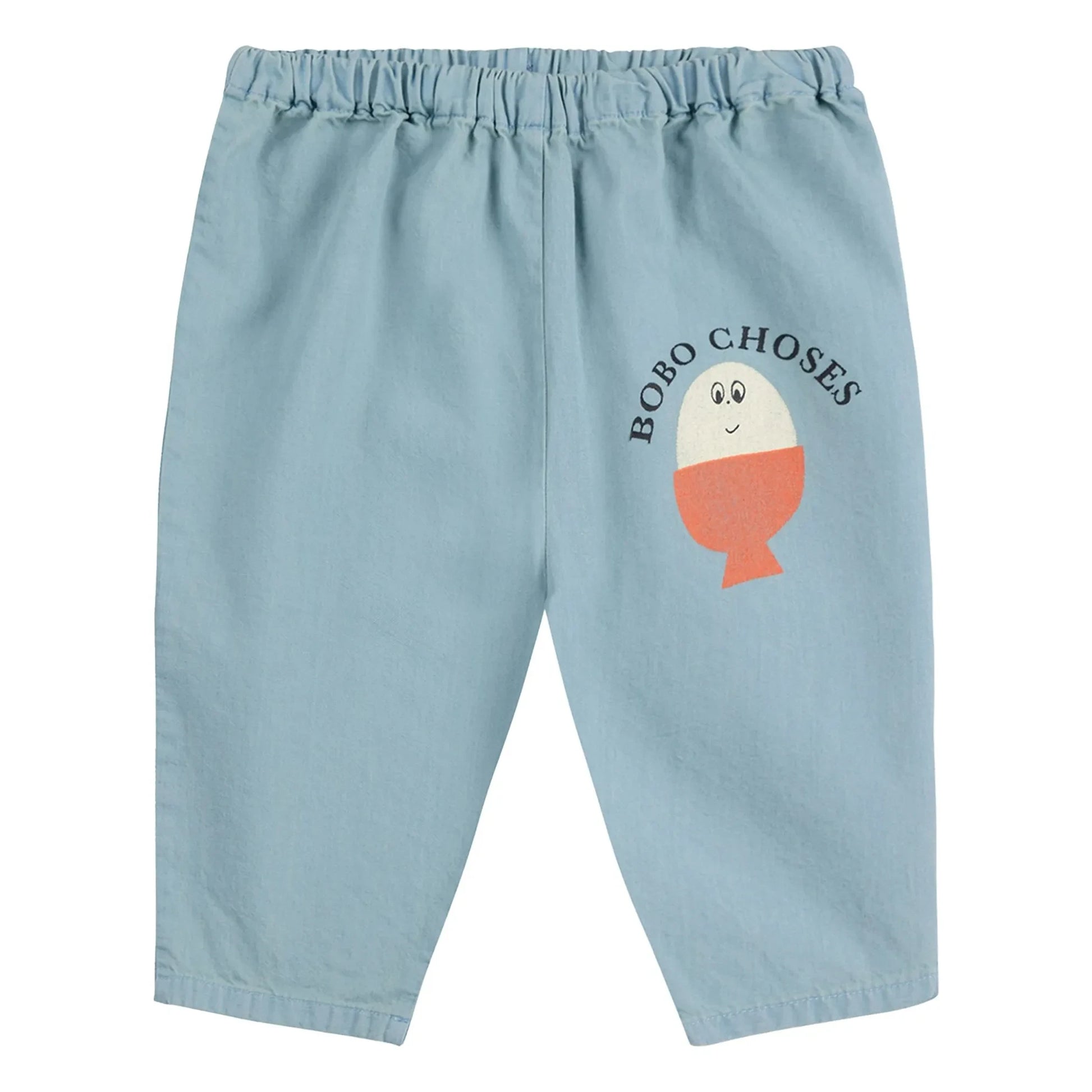 Bobo Choses - Bobo Denim Lightweight Pants | Light blue
