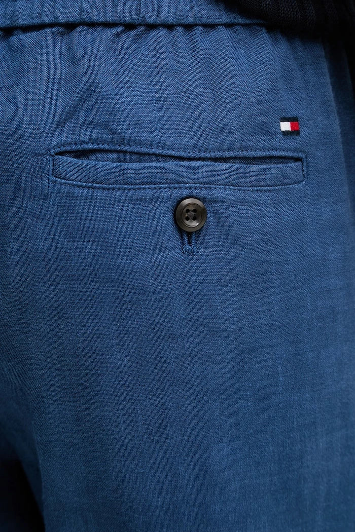 Tommy Hilfiger erkek keten karışımlı pantolon