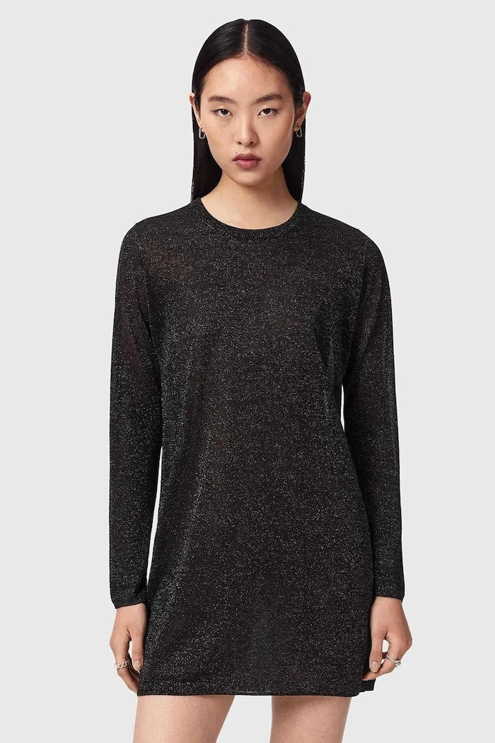 AllSaints рокля с вискоза TILLII