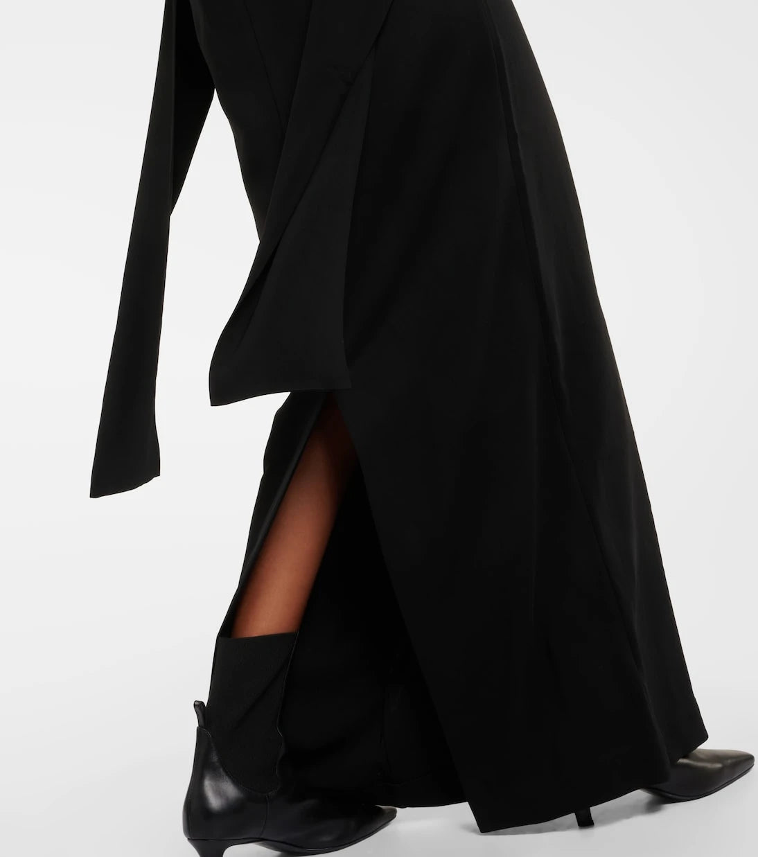 Toteme - Draped cady maxi dress