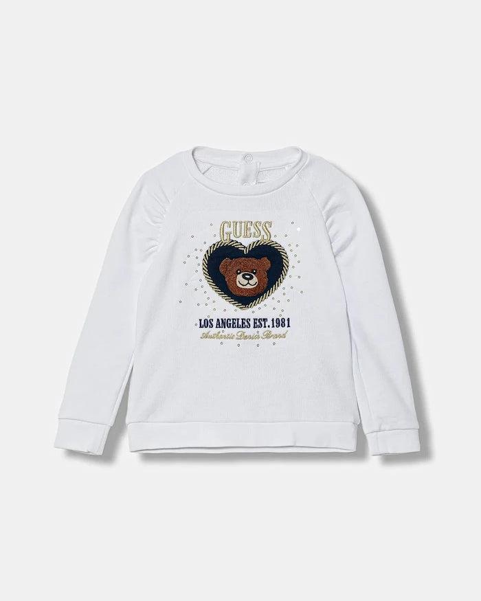 Çocuk Pamuklu Sweatshirt Guess