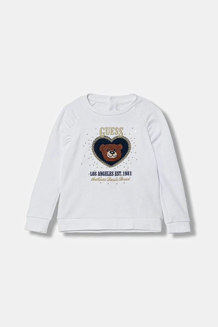 Çocuk Pamuklu Sweatshirt Guess