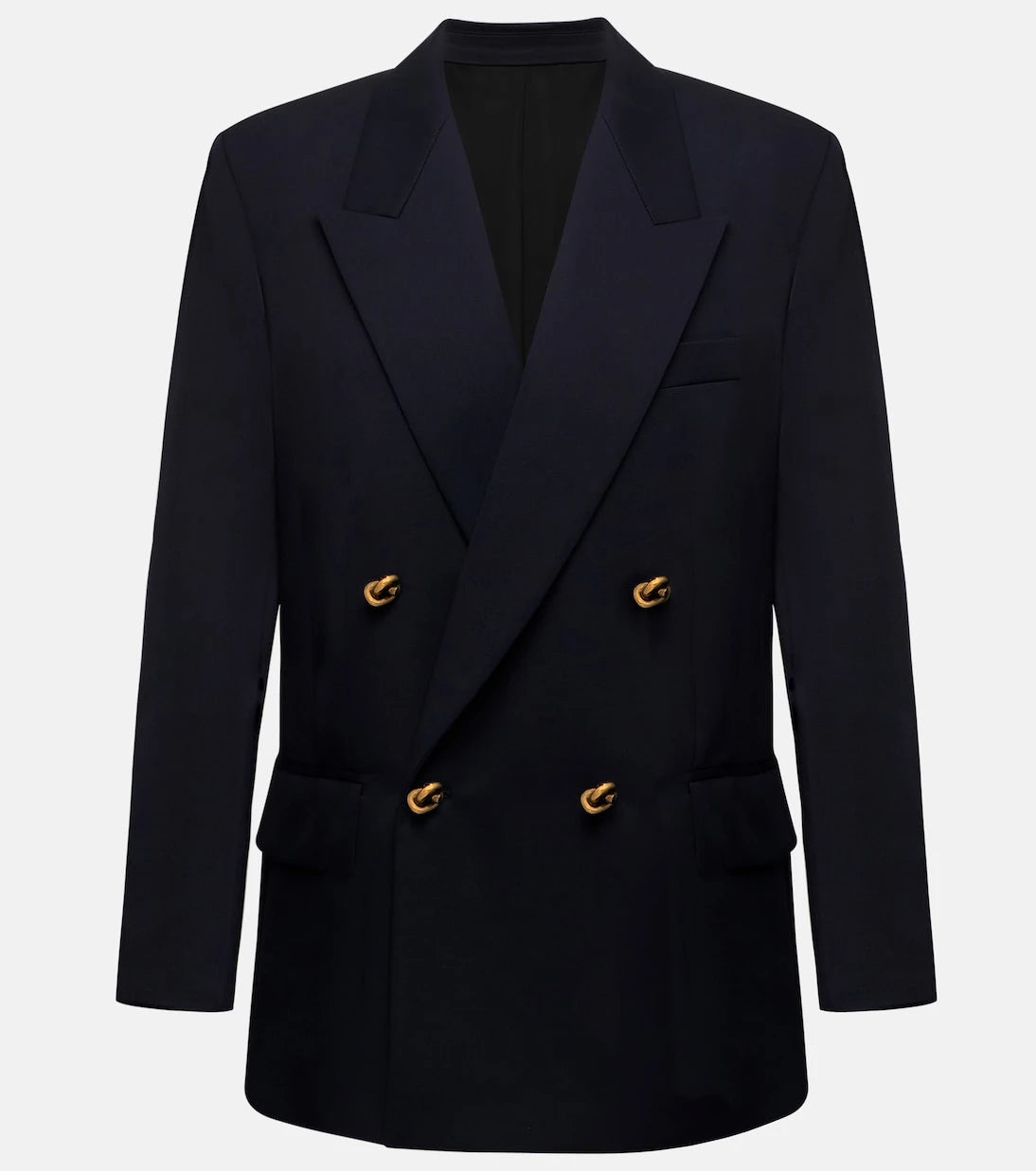 Bottega Veneta - Double-breasted wool blazer