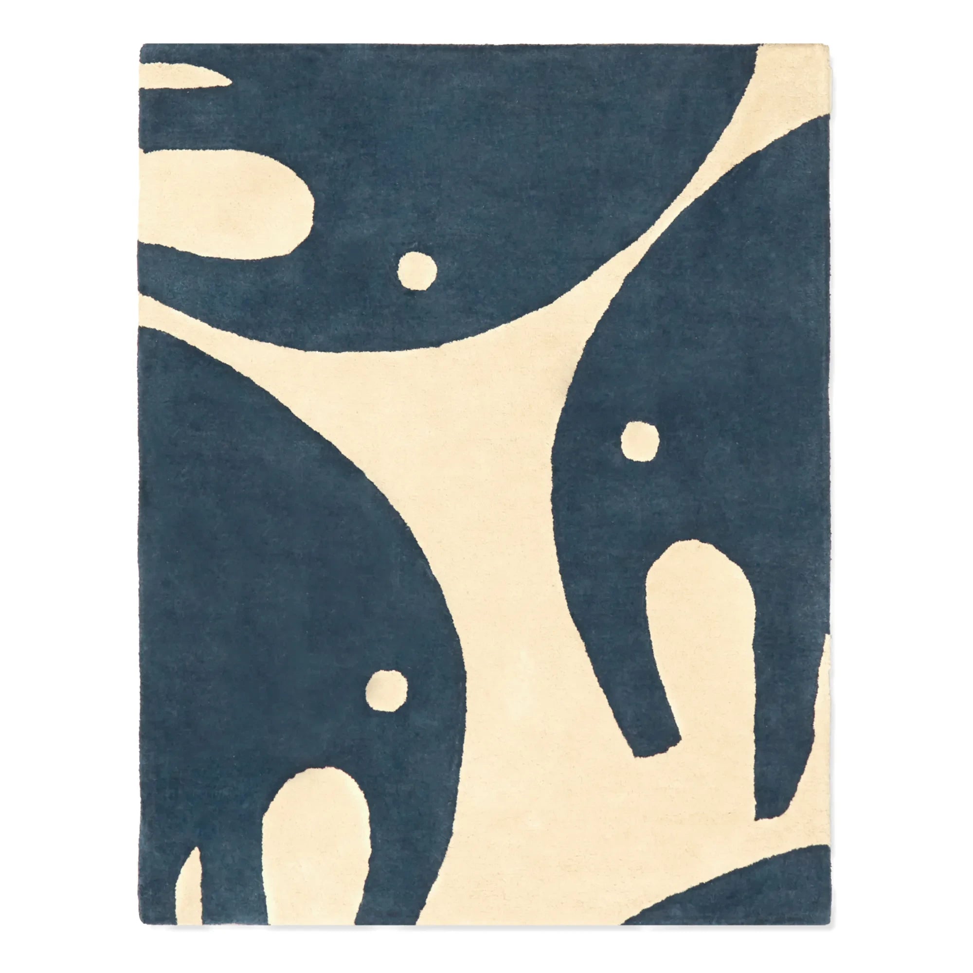 Bleuu-studio - Elephant Rug | Navy blue