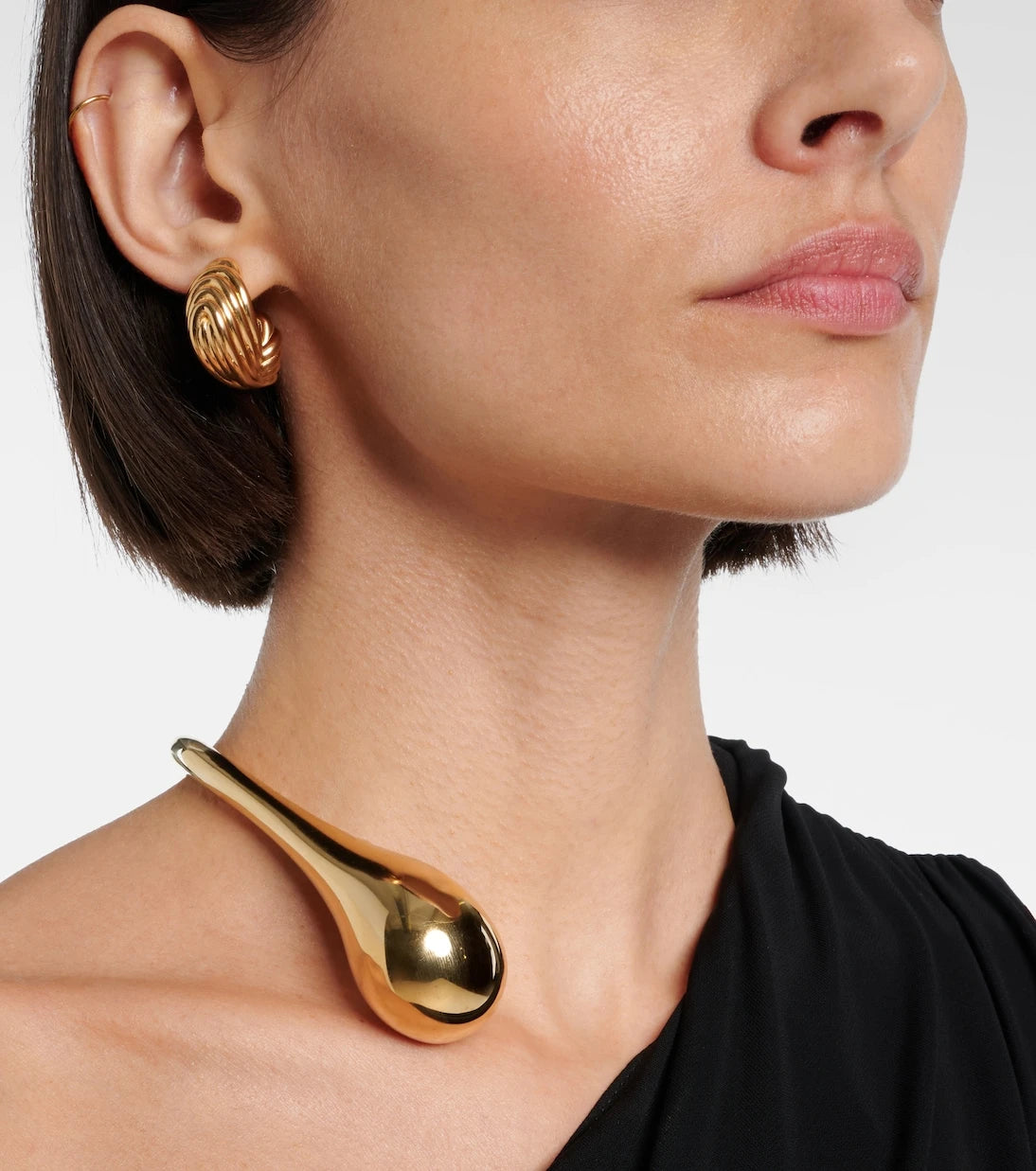 Bottega Veneta - Gold-plated sterling silver earrings