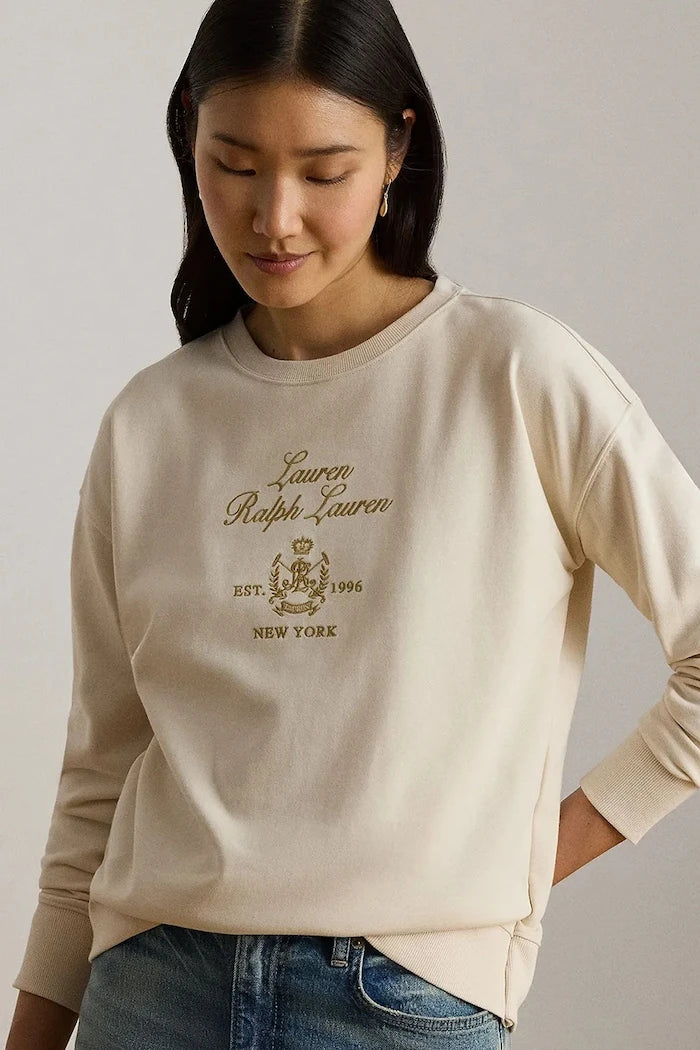 Lauren Ralph Lauren pamuklu kadın sweatshirt