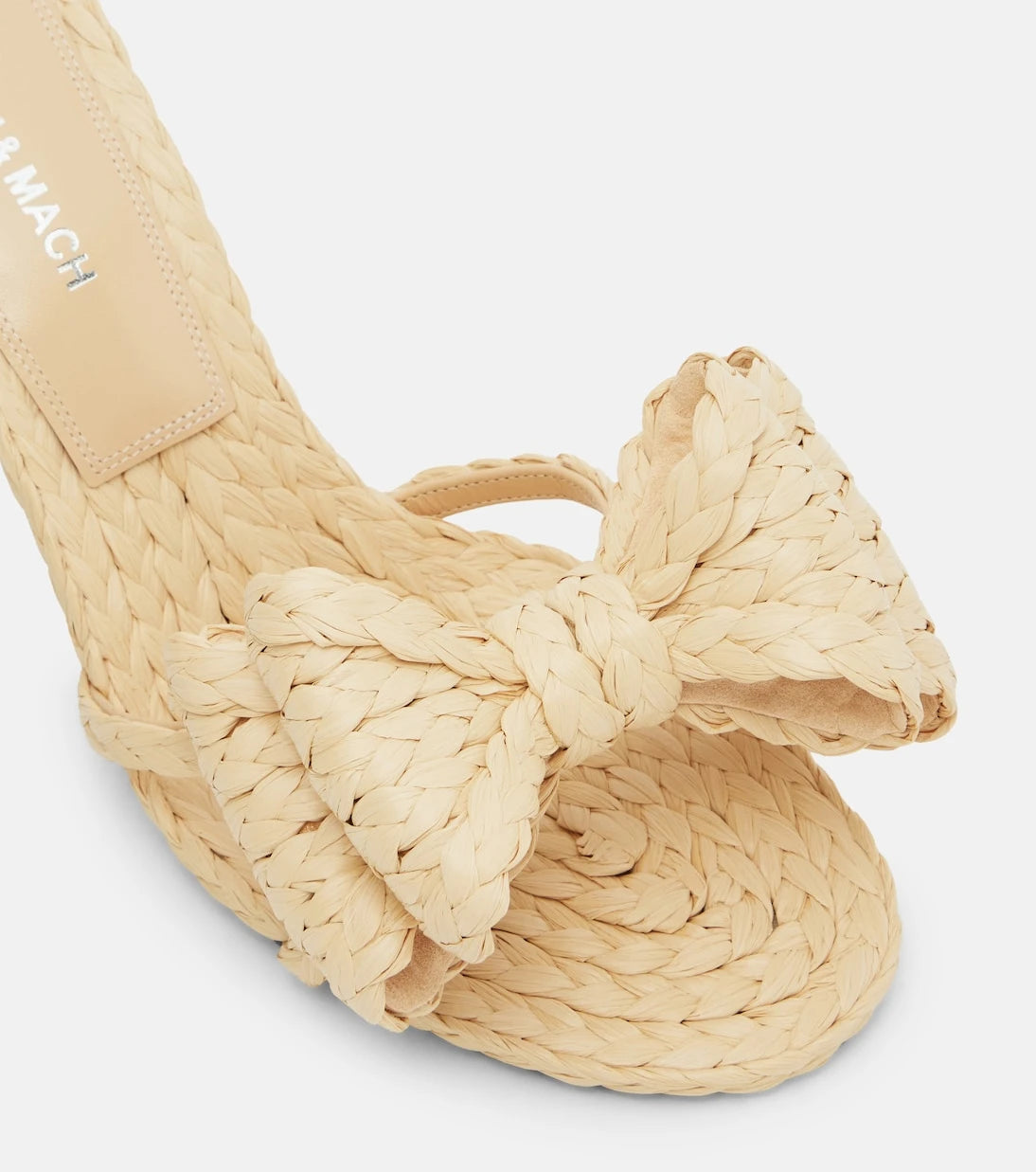 Mach & Mach - Le Cadeau 85 raffia mules