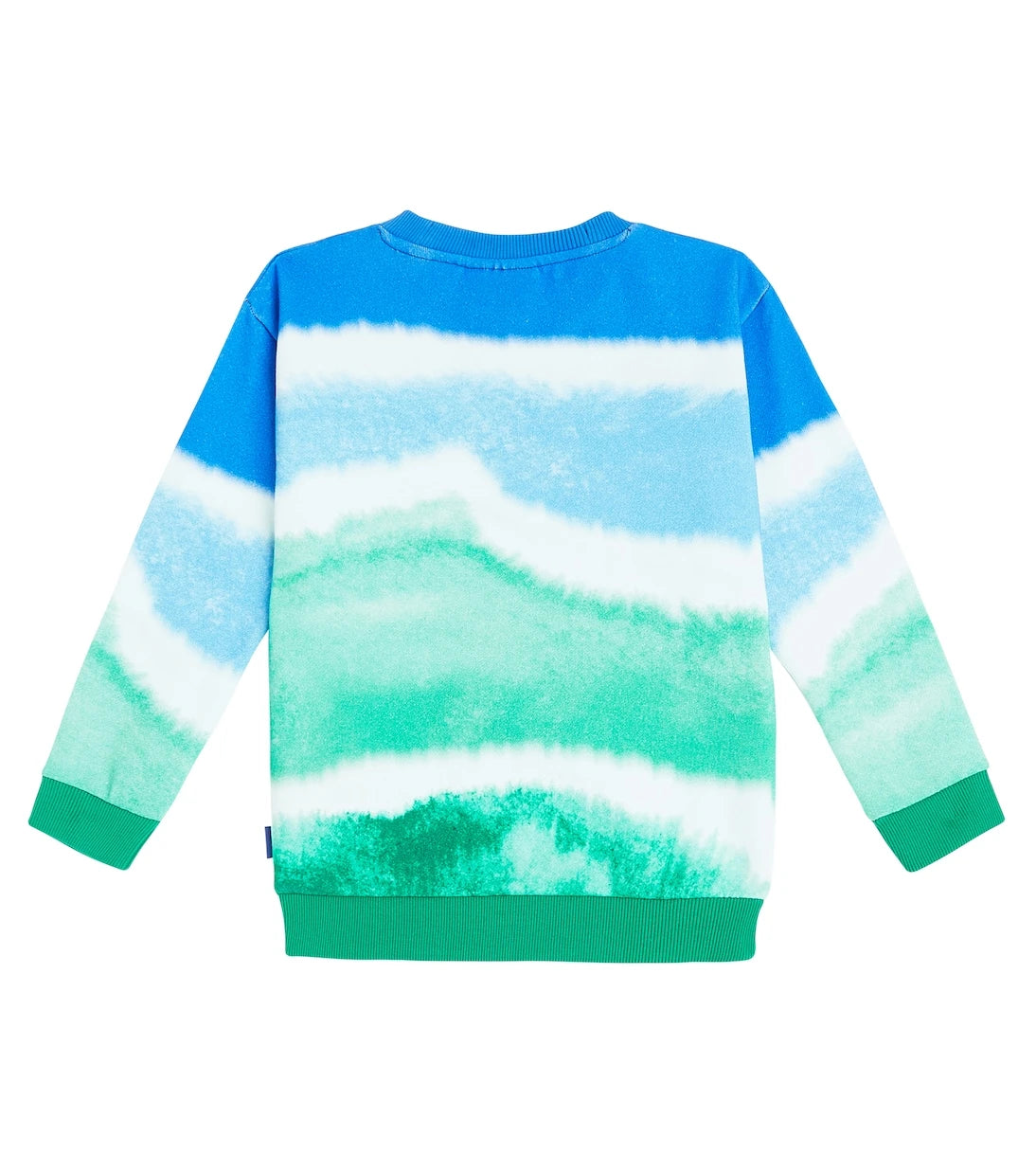 Scotch & Soda Kids - سويت شيرت قطني جيرسيه مصبوغ بنمط Tie-Dye