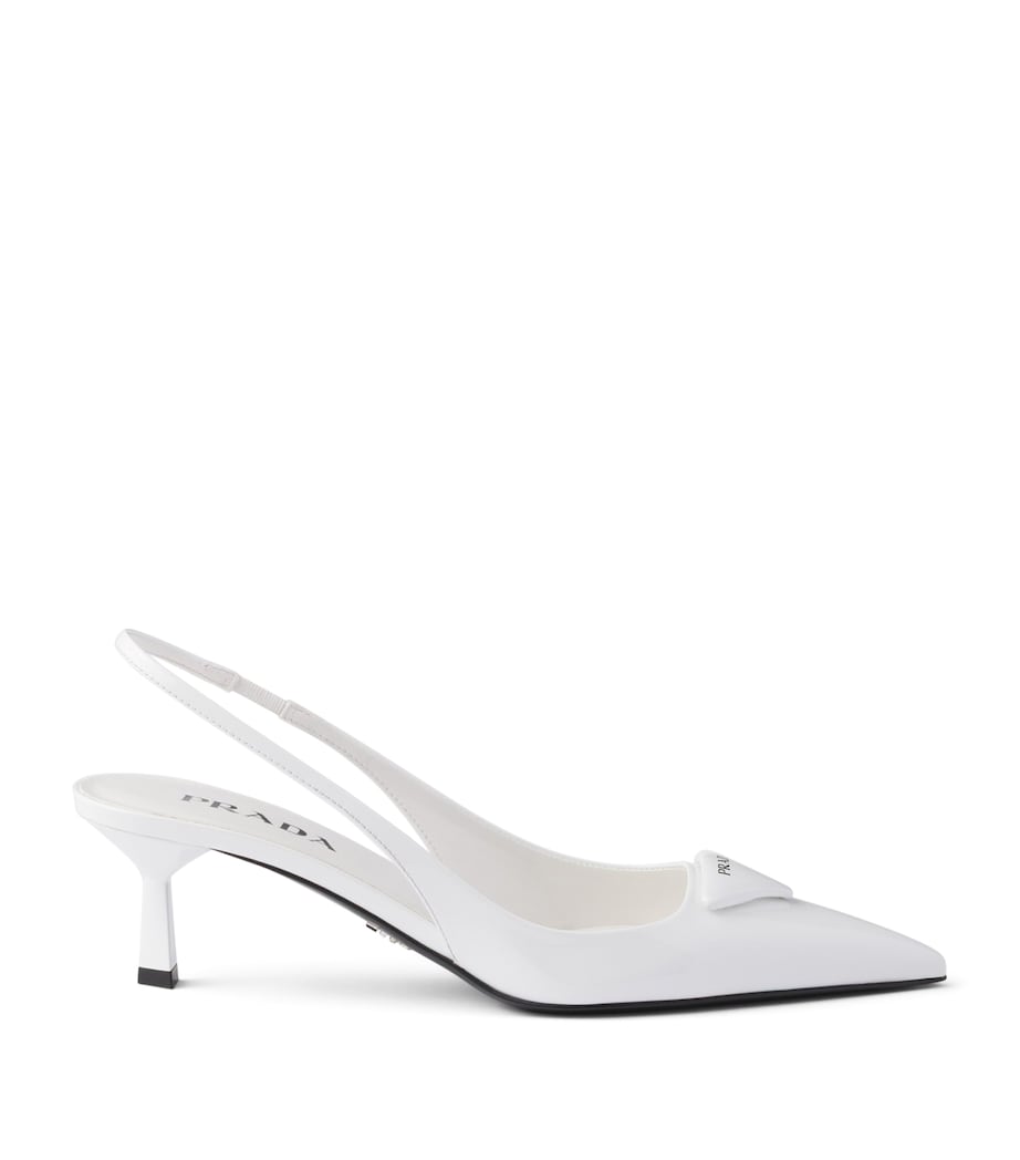 Prada Patent Leather Slingback Pumps 55