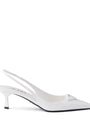 Prada Patent Leather Slingback Pumps 55