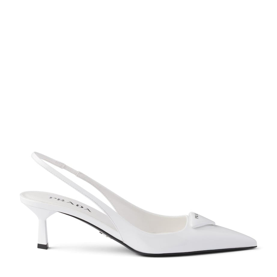 Prada Patent Leather Slingback Pumps 55