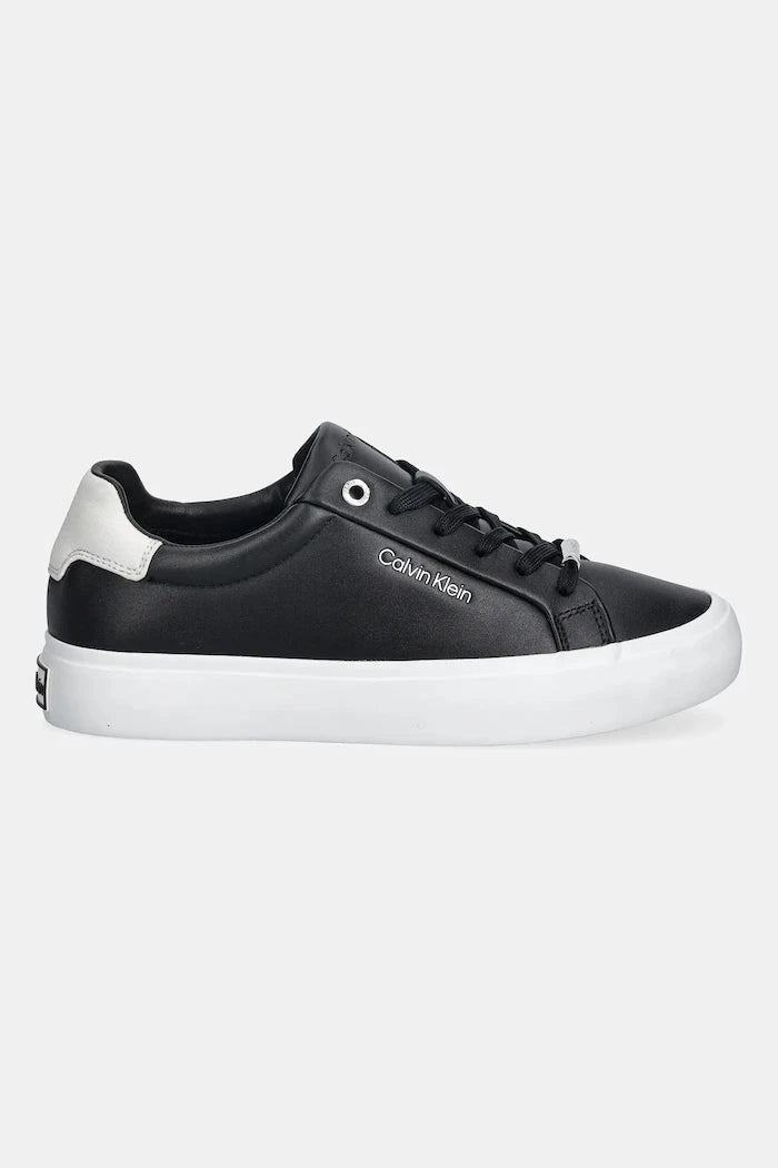 Calvin Klein VULC LACE UP LTH/MOIRE BT Deri Spor Ayakkabı